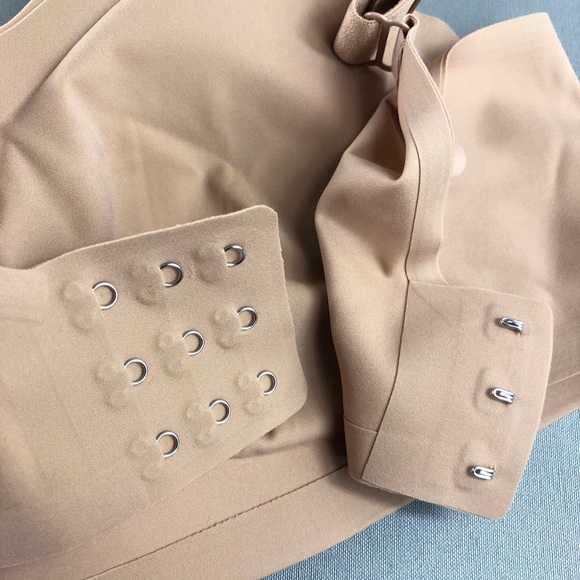 Ambrielle No Show Seamless Nude Scoop Neck Lounge Bra Size S - Picture 6 of 11